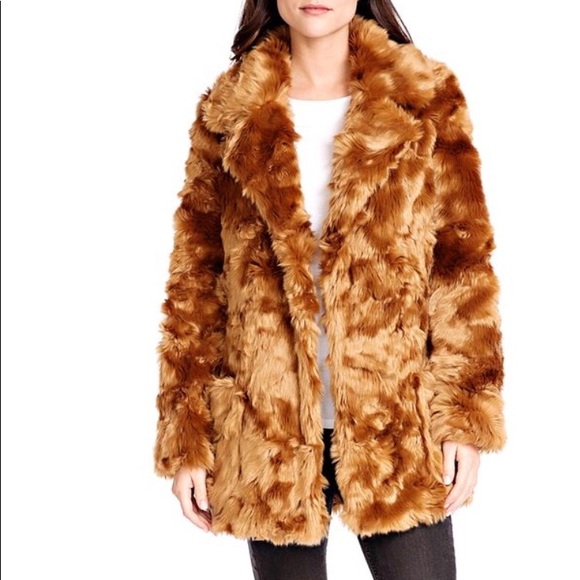 Fabulous Furs Jackets & Blazers - Fabulous Furs Faux Fur Coat
